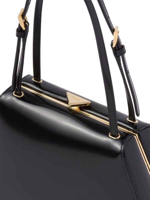 Prada patent-leather tote bag - Image 3