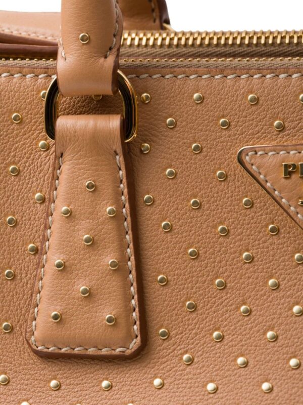 Prada large Galleria studded leather bag - Image 5