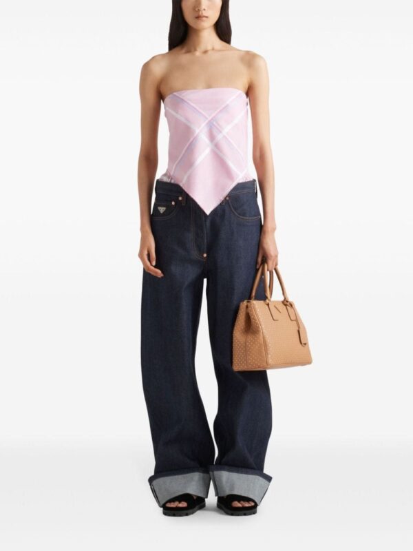 Prada large Galleria studded leather bag - Image 2