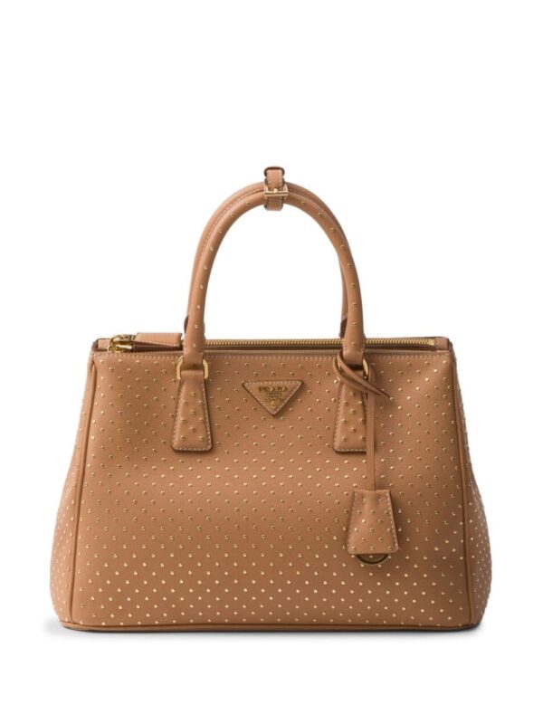 Prada large Galleria studded leather bag