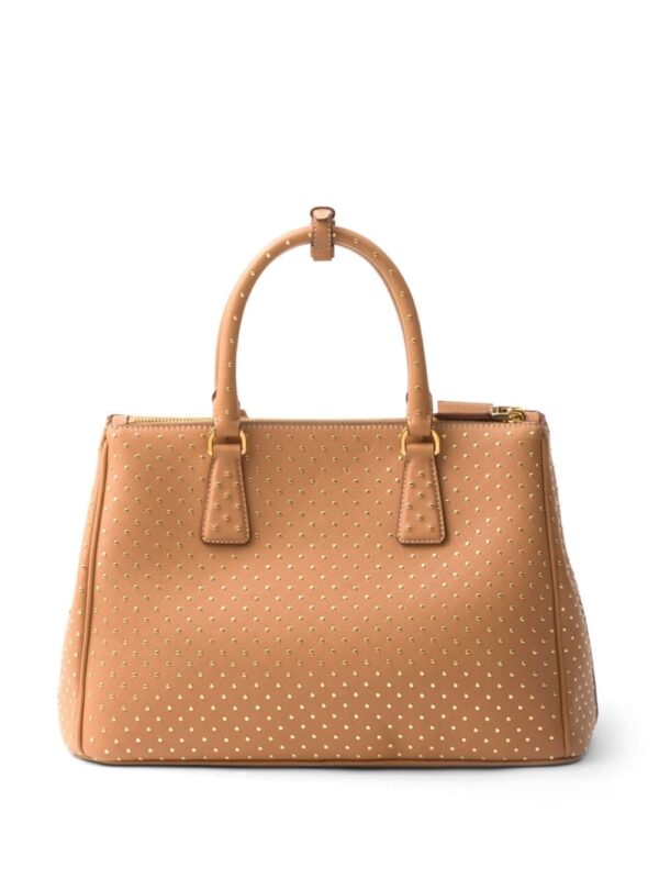 Prada large Galleria studded leather bag - Image 4