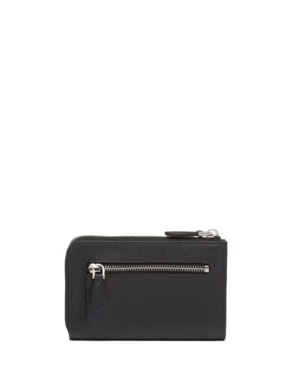 Prada triangle-logo leather keychain - Image 2