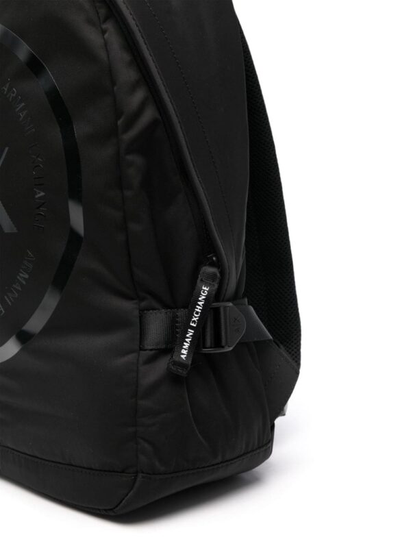 Armani Exchange logo-print backpack - Image 4