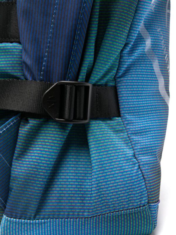 Armani Exchange logo-print geometric backpack - Image 4