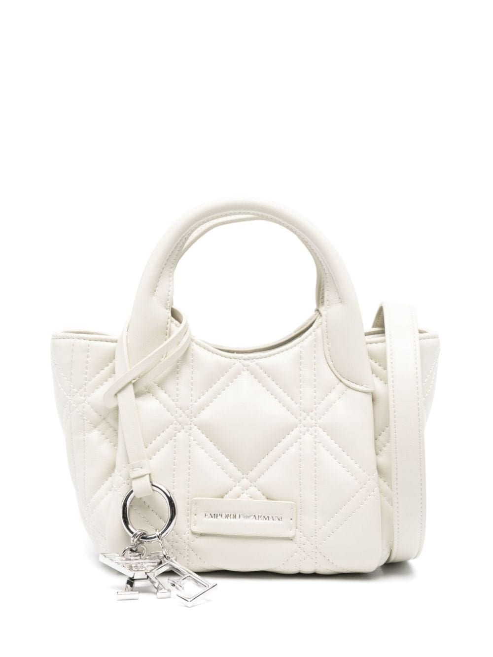 Emporio Armani mini quilted leather tote bag