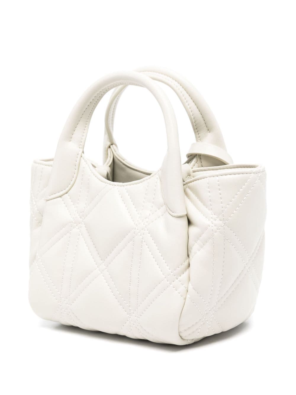 Emporio Armani mini quilted leather tote bag - Image 3
