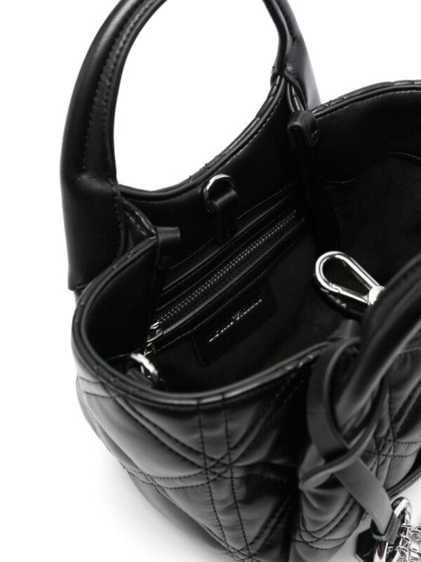 Emporio Armani mini quilted leather tote bag - Image 5