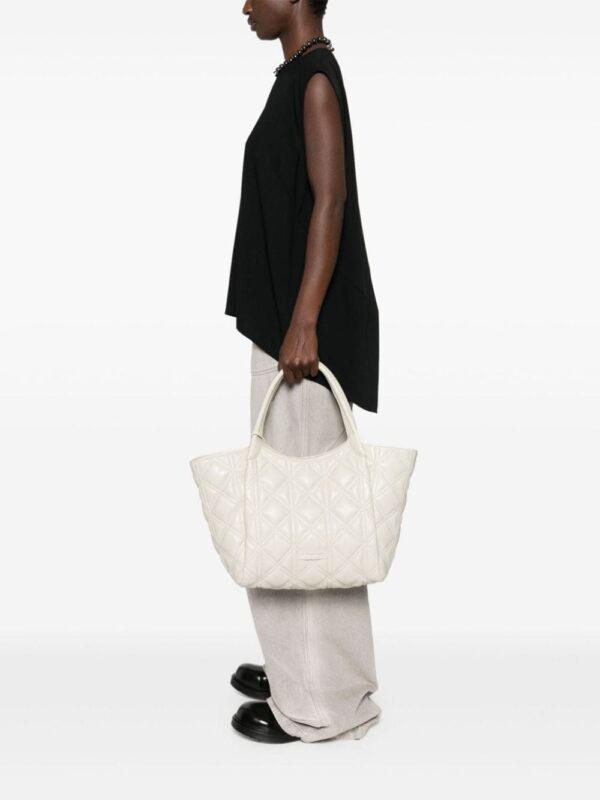 Emporio Armani quilted leather tote bag - Image 2