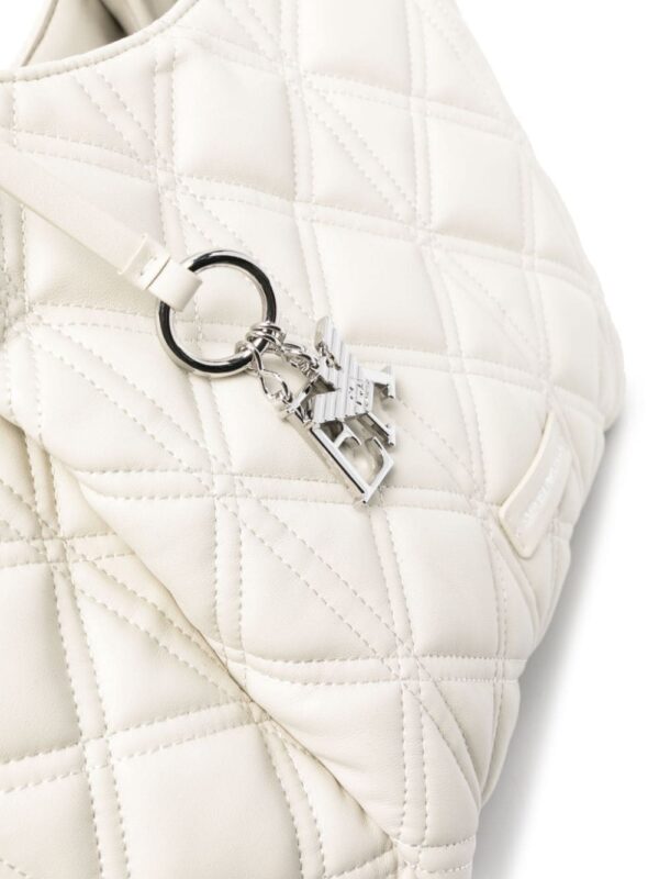Emporio Armani quilted leather tote bag - Image 4