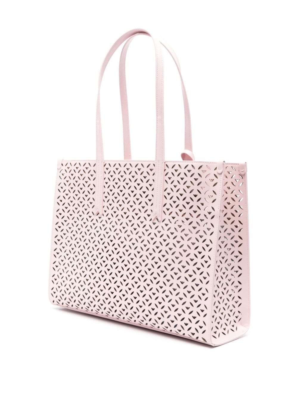 Emporio Armani logo-laser cut tote bag - Image 3