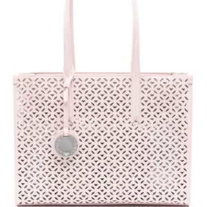Emporio Armani logo-laser cut tote bag
