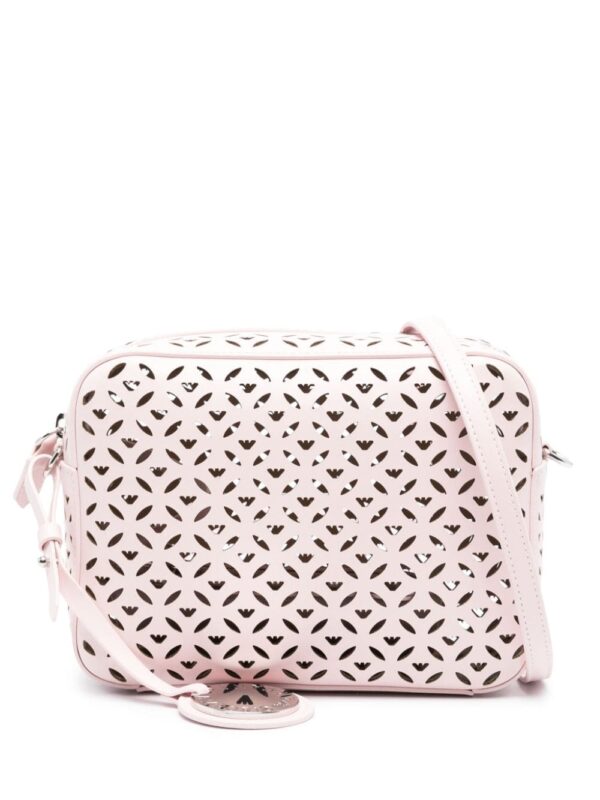 Emporio Armani perforated-design cross body bag