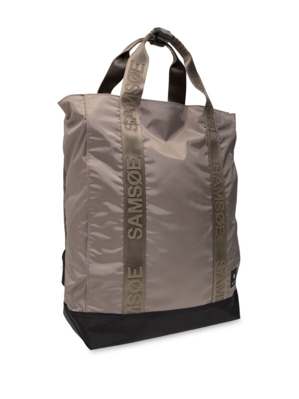 SAMSOE SAMSOE logo-jacquard straps backpack - Image 4