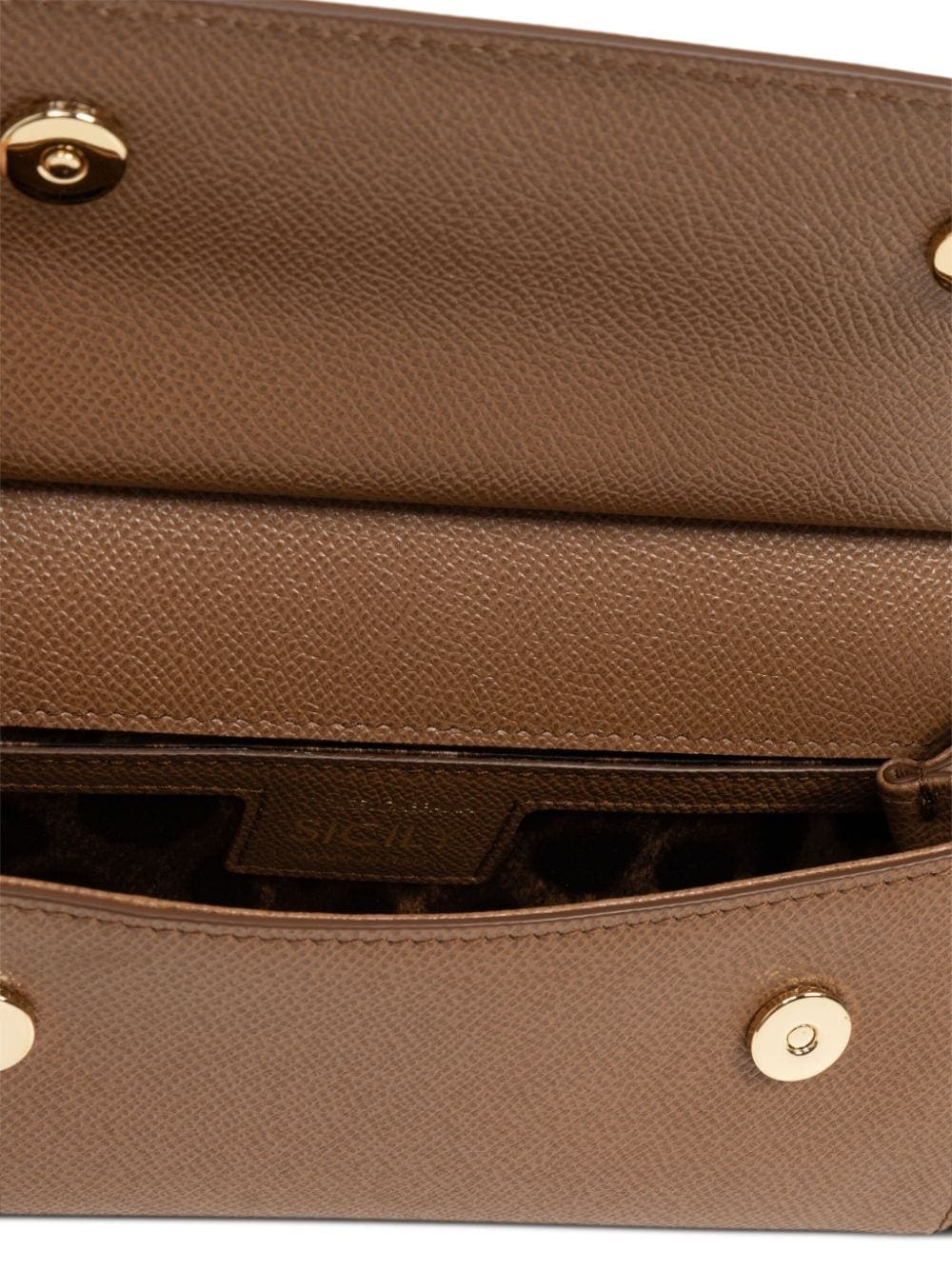 Dolce & Gabbana small Sicily grained leather tote bag - Image 5