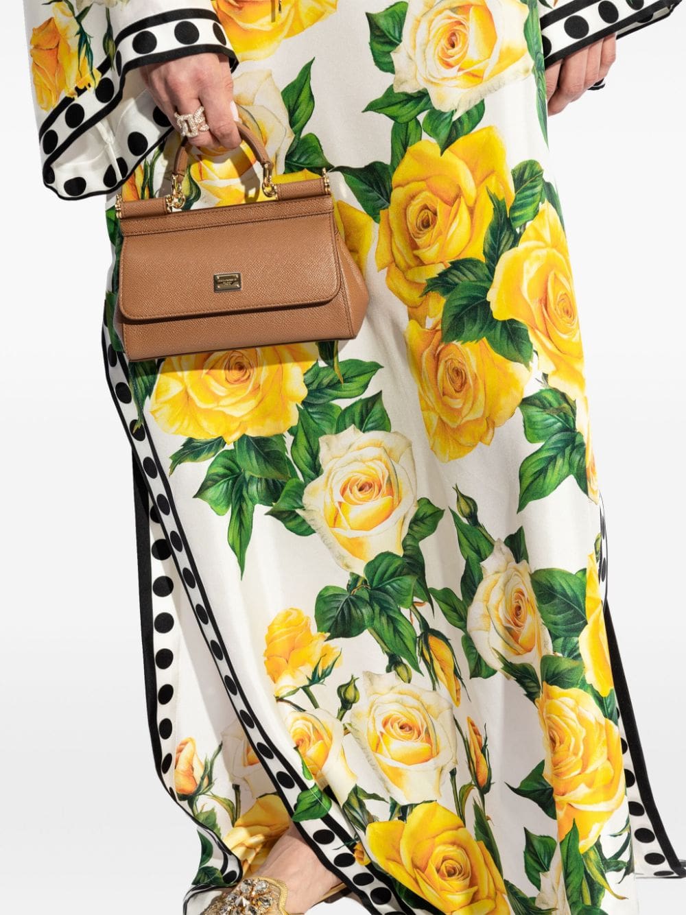 Dolce & Gabbana small Sicily grained leather tote bag - Image 2