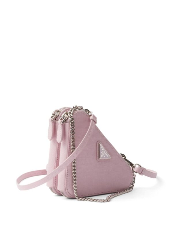 Prada Saffiano leather mini pouch bag - Image 2