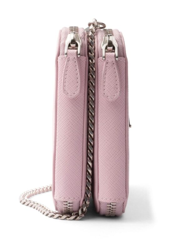 Prada Saffiano leather mini pouch bag - Image 3