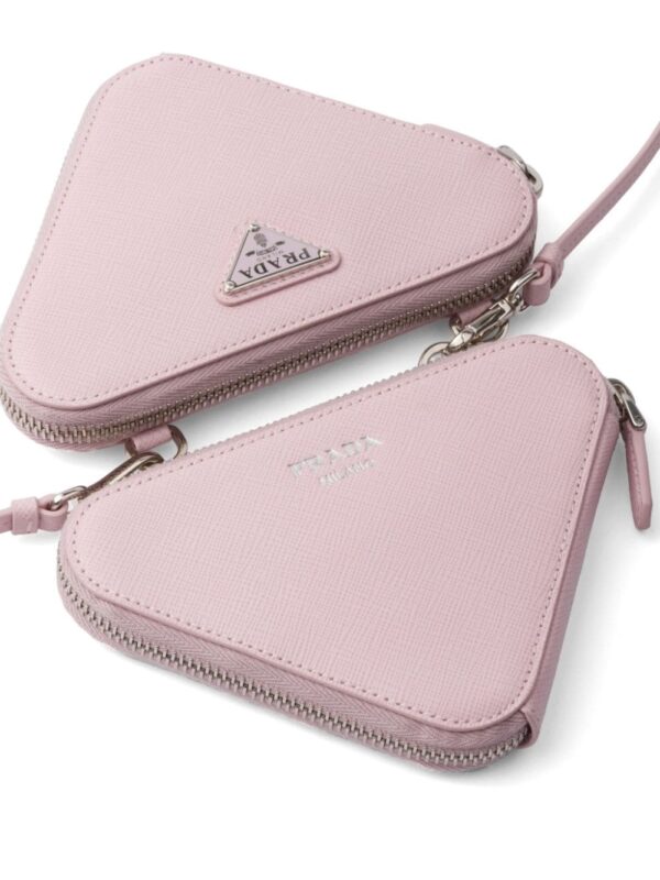 Prada Saffiano leather mini pouch bag - Image 4