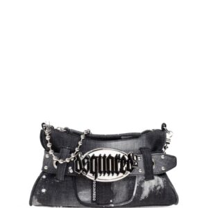 DSQUARED2 Gothic logo-plaque shoulder bag