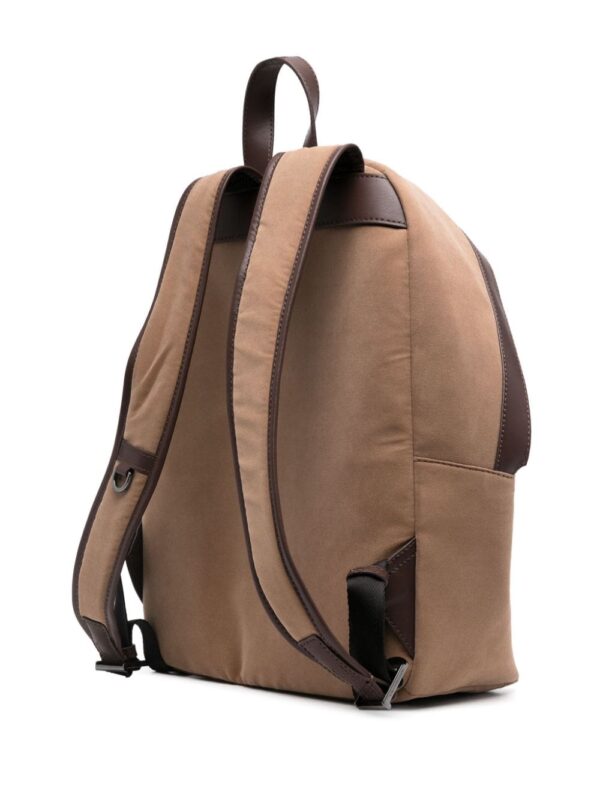 Tommy Hilfiger logo-print two-tone backpack - Image 3