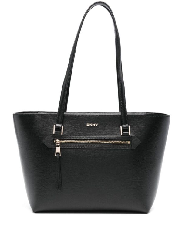 DKNY logo-lettering tote bag