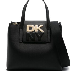 DKNY logo-lettering tote bag