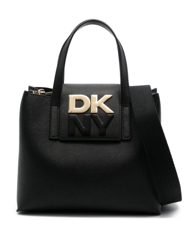 DKNY logo-lettering tote bag