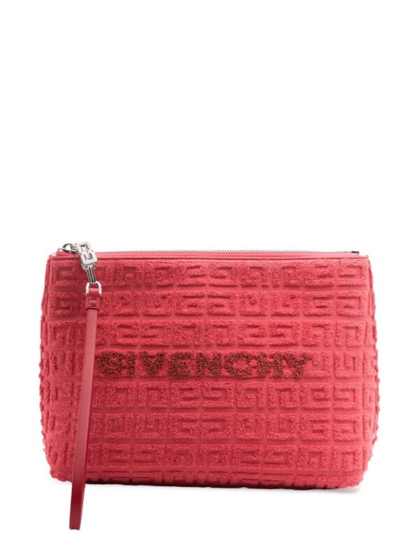 Givenchy 4G towelling-finish clutch