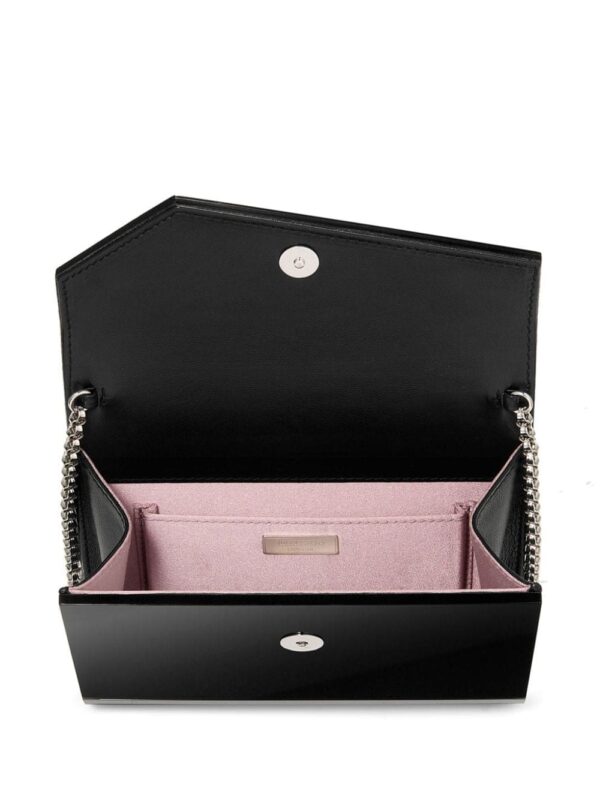 Jimmy Choo Candy logo-print clutch bag - Image 3
