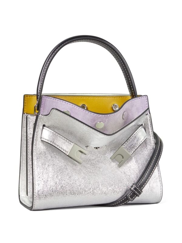 Tory Burch Lee Radziwill Petite Double leather tote bag - Image 4