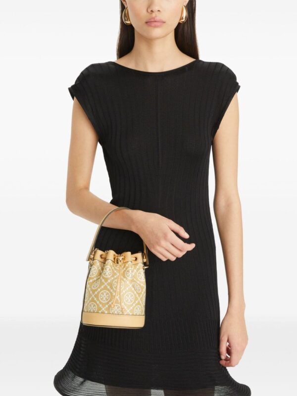 Tory Burch mini T Monogram bucket bag - Image 3