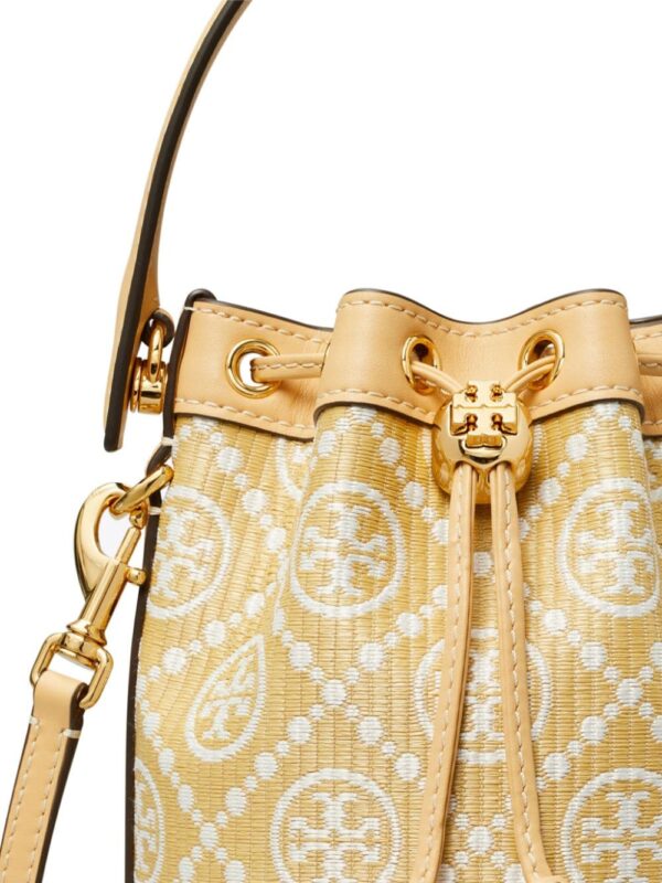 Tory Burch mini T Monogram bucket bag - Image 5