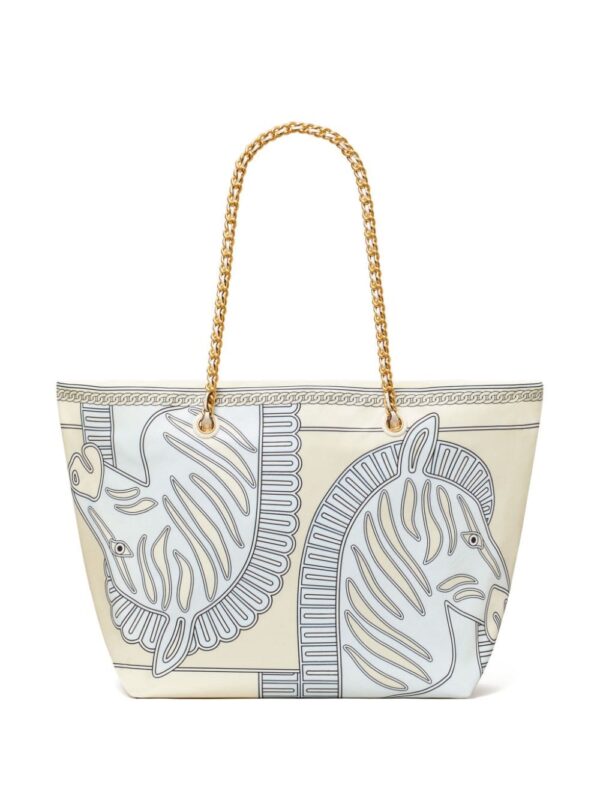 Tory Burch Ella zebra-print tote bag - Image 3