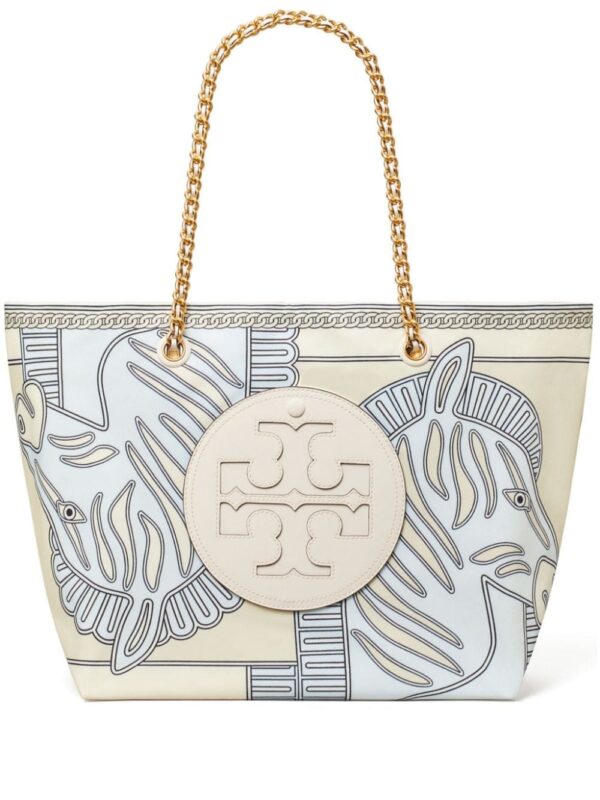 Tory Burch Ella zebra-print tote bag