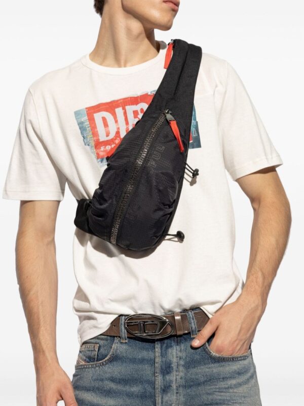 Diesel Zip-D ripstop shoulder bag - Image 3