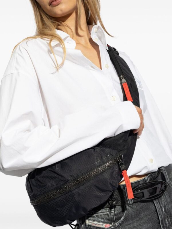 Diesel Zip-D ripstop shoulder bag - Image 2