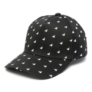 Emporio Armani embroidered-logo cotton baseball cap