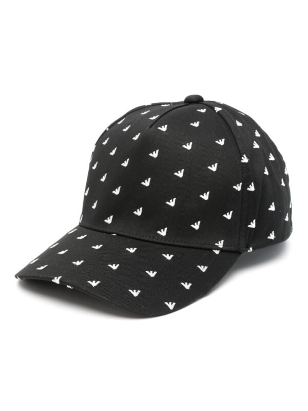 Emporio Armani embroidered-logo cotton baseball cap
