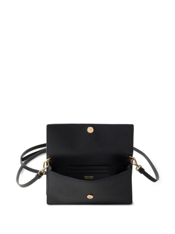 Prada triangle-logo leather mini bag - Image 5