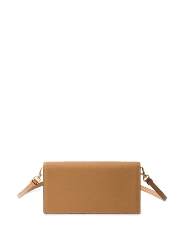 Prada triangle-logo leather mini bag - Image 2