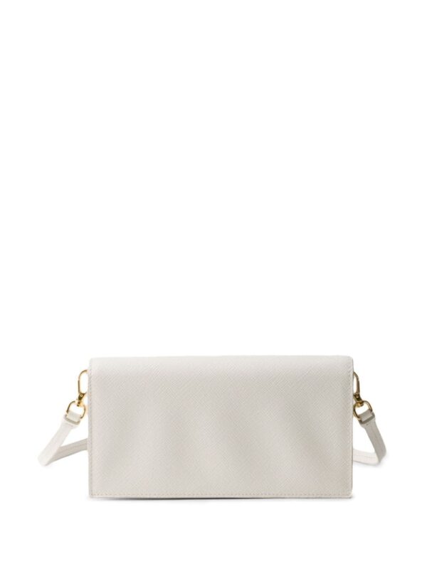 Prada triangle-logo leather mini bag - Image 2