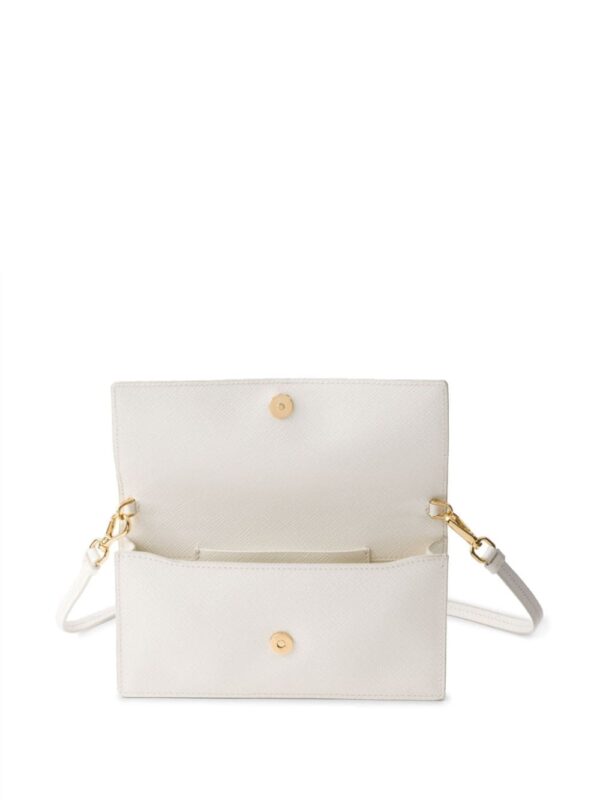 Prada triangle-logo leather mini bag - Image 5