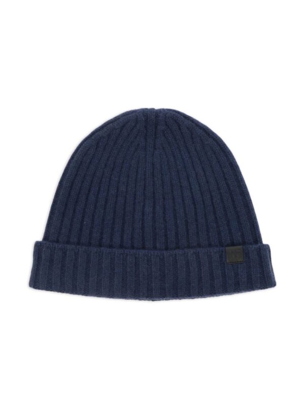 TOM FORD logo-patch cashmere beanie - Image 2