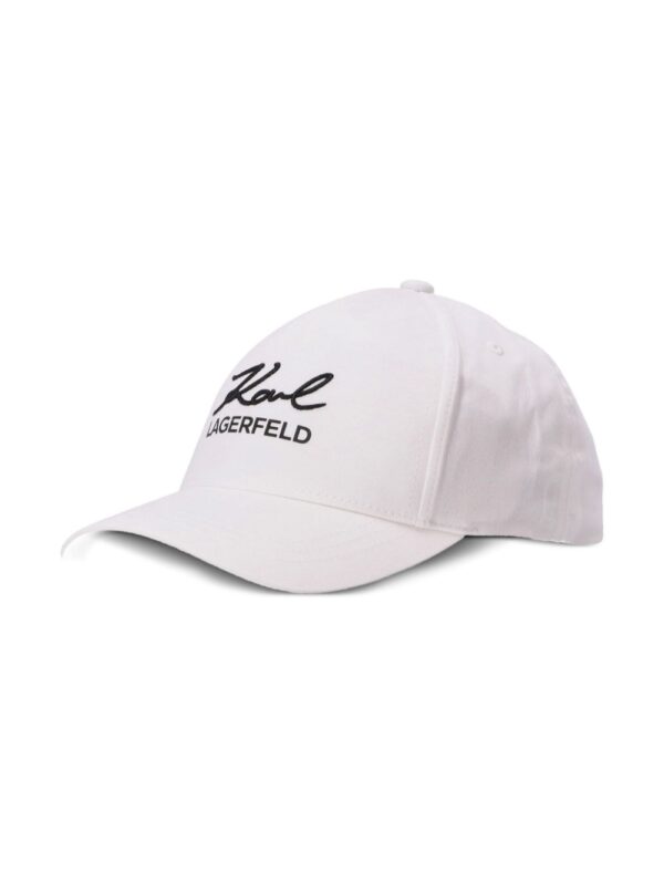 Karl Lagerfeld logo-embroidered baseball cap - Image 3