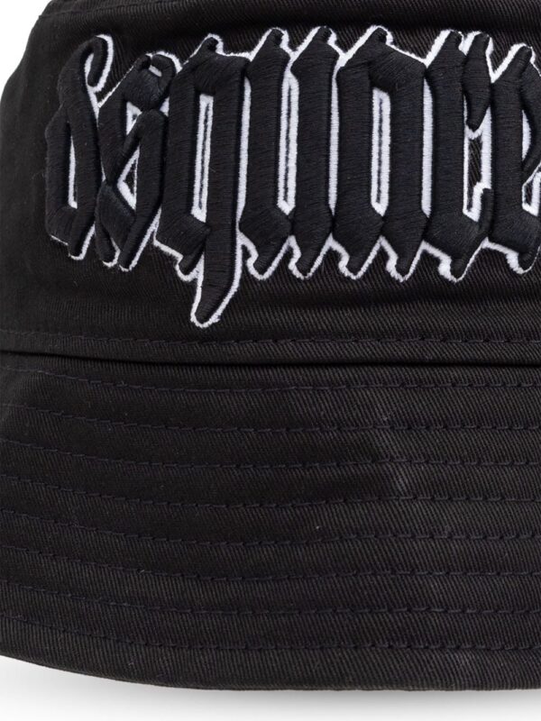 DSQUARED2 embroidered-logo cotton bucket hat - Image 3