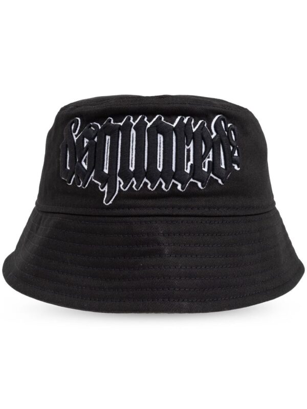 DSQUARED2 embroidered-logo cotton bucket hat