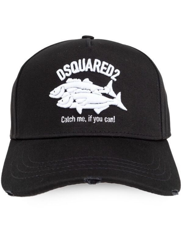 DSQUARED2 embroidered-logo cotton cap