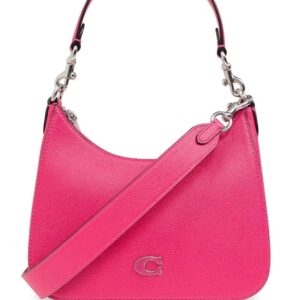 Coach logo plaque two-way shoulder bag