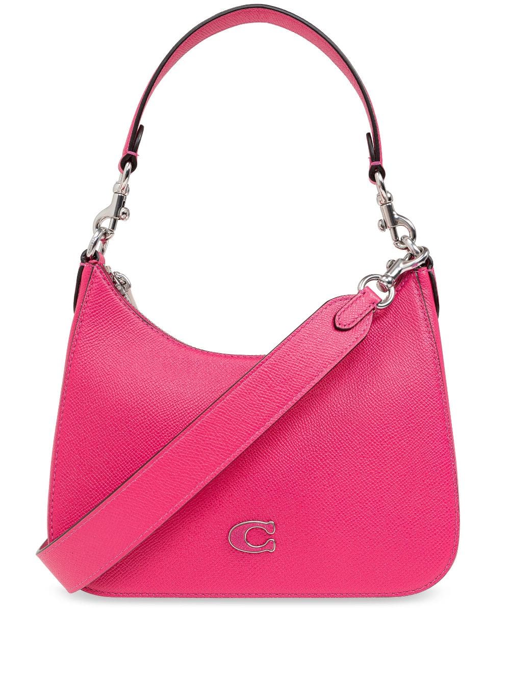 Coach logo plaque two-way shoulder bag