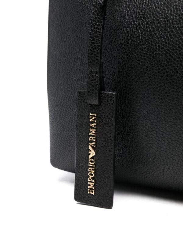 Emporio Armani logo-debossed tote bag - Image 4